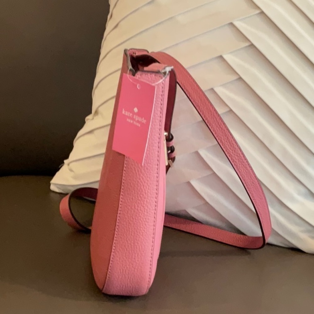 Kate Spade New York LEILA TOP ZIP CROSSBODY Pomegranate - Picture 3 of 9